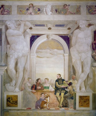 Breakfast at the Villa by Giovanni Antonio Fasolo